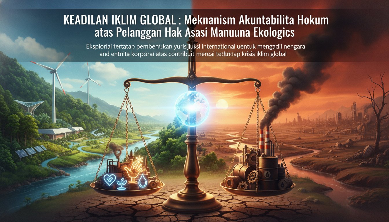 Keadilan Iklim Global: Mekanisme Akuntabilitas Hukum atas Pelanggaran Hak Asasi Manusia Ekologis